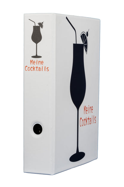 Meine Cocktails - PVC Ordner mit 2-ring Mechanik