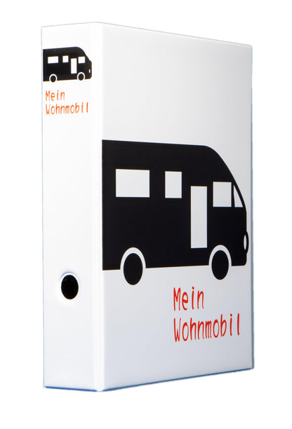 Mein Wohnmobil - PVC Motiv Ordner A4 mit 2-Ring-Mechanik