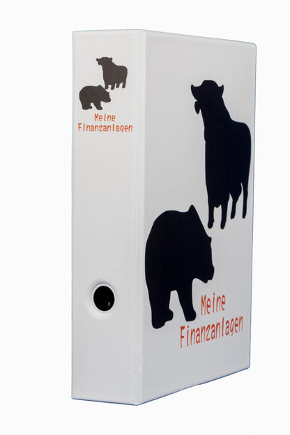 Meine Finanzanlagen – A4 PVC-Ordner mit 2-Ring-Mechanik