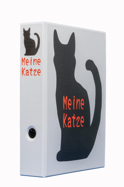 Meine Katze -  A4 PVC Motivordner mit 2-ring Mechanik
