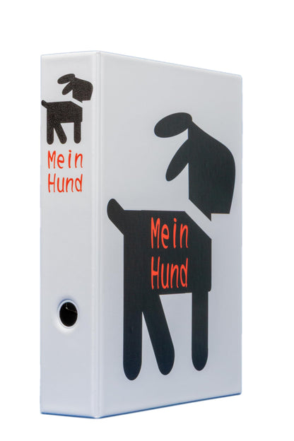 Mein Hund – A4 PVC-Motivordner mit 2-Ring-Mechanik