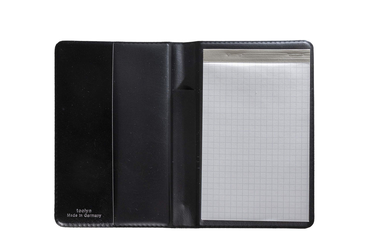 Tooly Kunstleder Schreibmappe DIN A 6, Block ist schmäler,Tooly Kunstleder Mäppchen. Made in Germany - keine Importware