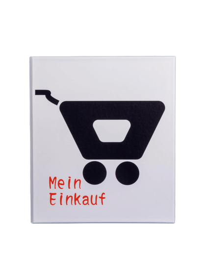 Mein Einkauf - A4 PVC-Ordner mit 2-ring Mechanik