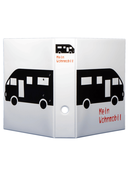 Mein Wohnmobil - PVC Motiv Ordner A4 mit 2-Ring-Mechanik