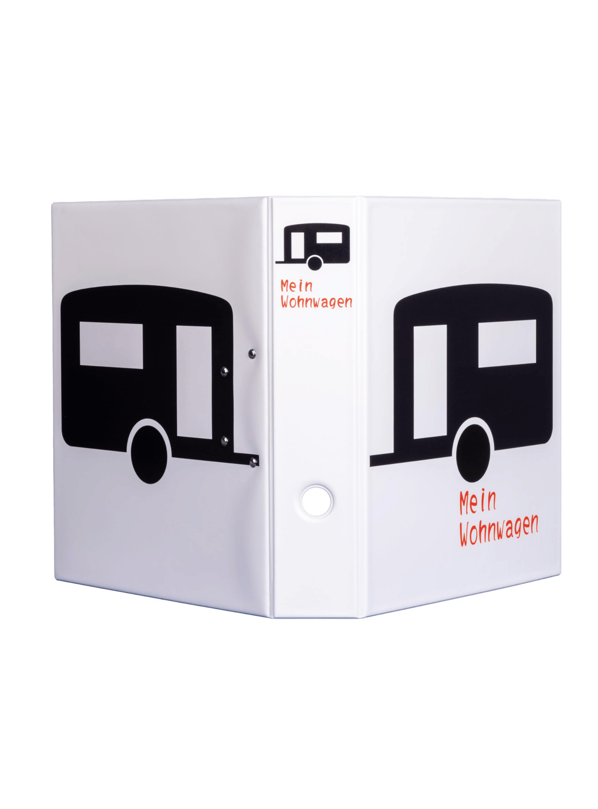 Mein Wohnwagen  – A4 PVC Motivordner mit 2-Ring-Mechanik