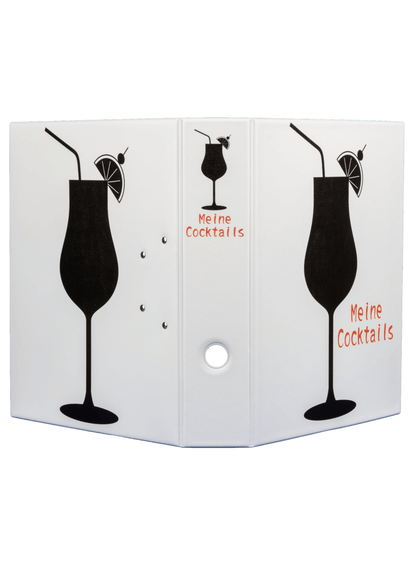 Meine Cocktails - PVC Ordner mit 2-ring Mechanik