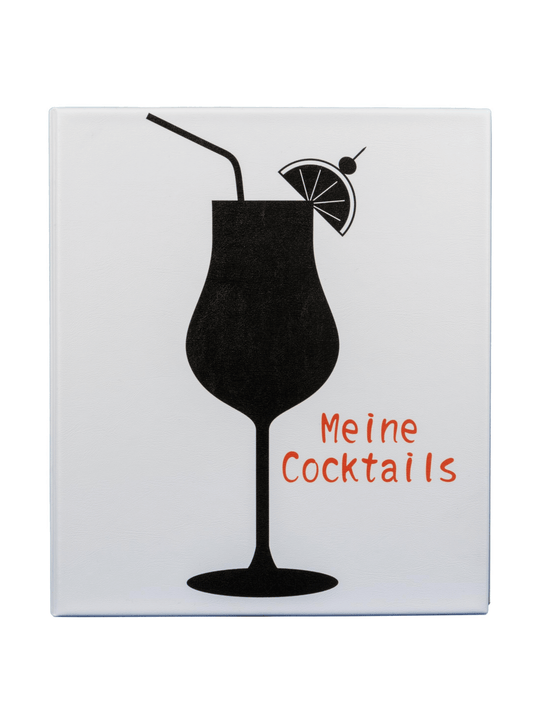 Meine Cocktails - PVC Ordner mit 2-ring Mechanik