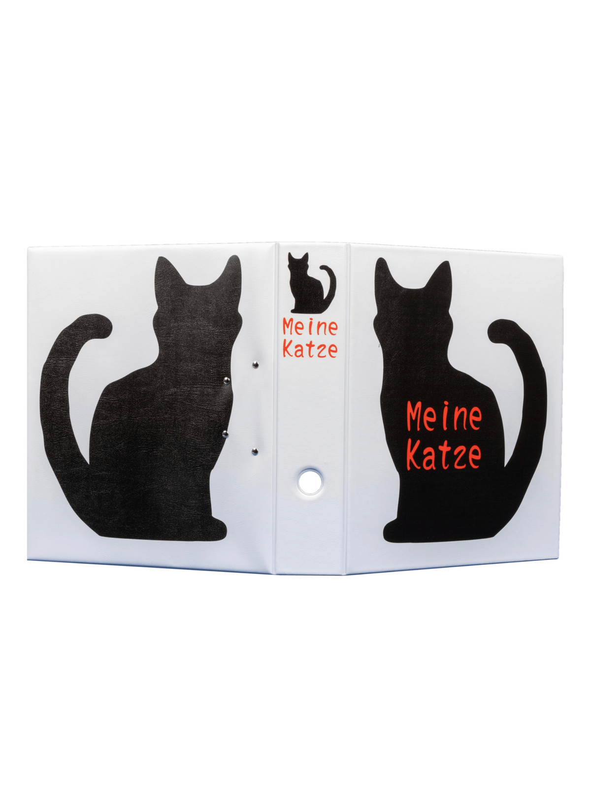 Meine Katze -  A4 PVC Motivordner mit 2-ring Mechanik