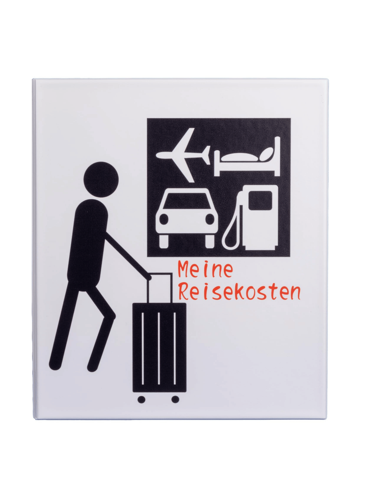 Meine Reisekosten - A4 PVC-Ordner mit 2-Ring-Mechanik