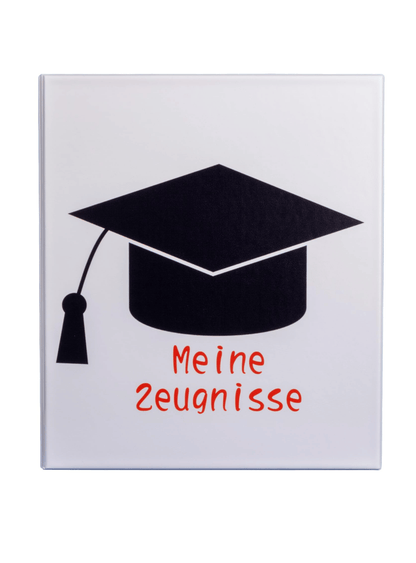 Meine Zeugnisse – A4 PVC-Motivordner mit 2-Ring-Mechanik