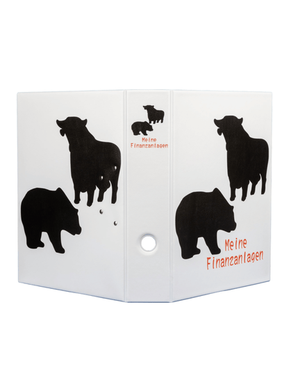 Meine Finanzanlagen – A4 PVC-Ordner mit 2-Ring-Mechanik