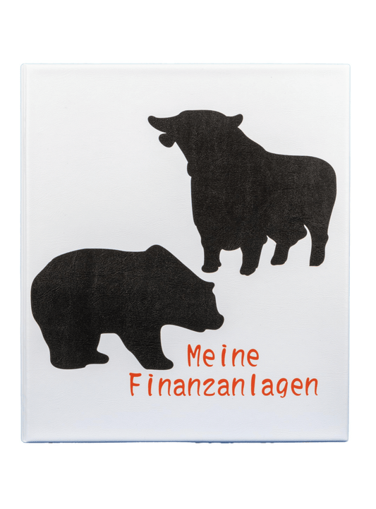 Meine Finanzanlagen – A4 PVC-Ordner mit 2-Ring-Mechanik