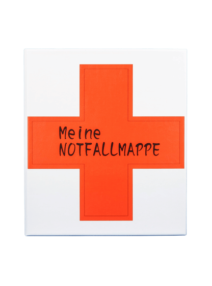 Meine Notfallmappe - A4 PVC-Ordner mit 2-ring Mechanik