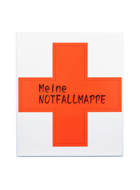 Meine Notfallmappe - A4 PVC-Ordner mit 2-ring Mechanik