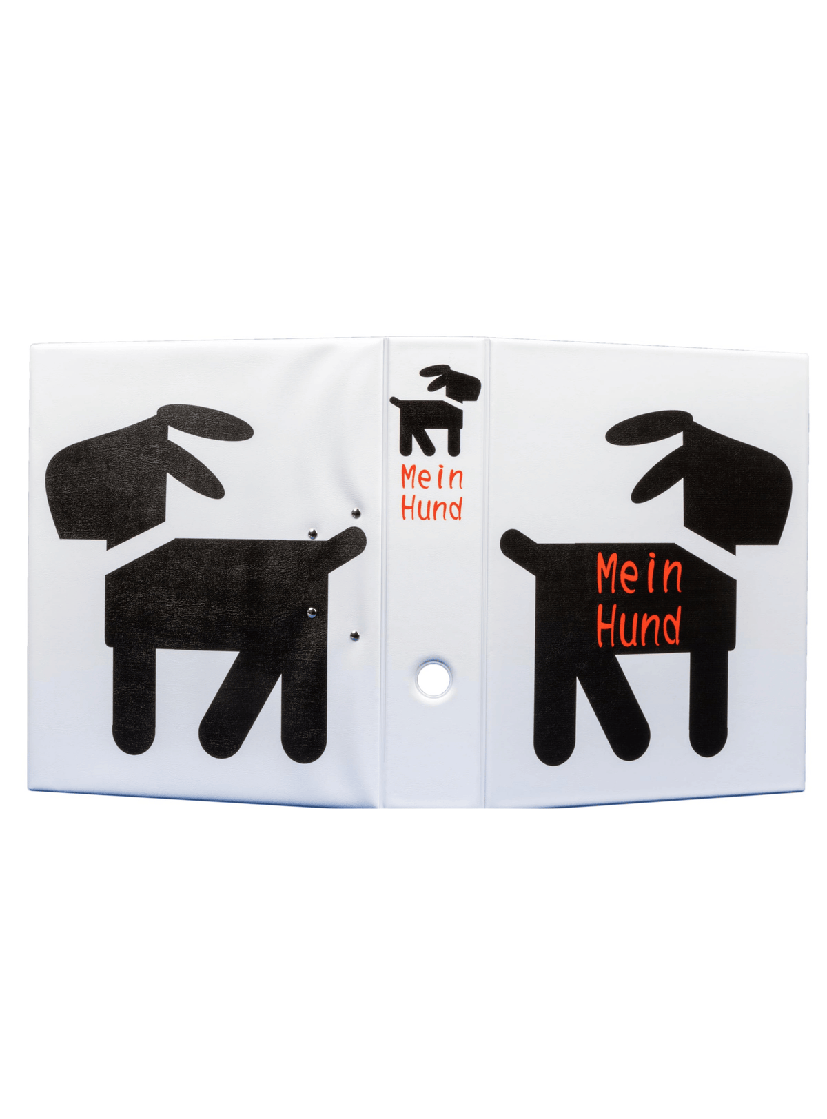 Mein Hund – A4 PVC-Motivordner mit 2-Ring-Mechanik