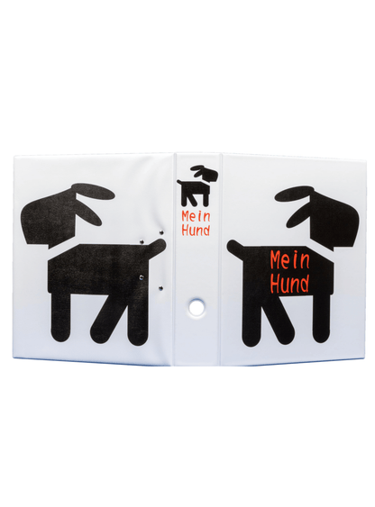 Mein Hund – A4 PVC-Motivordner mit 2-Ring-Mechanik