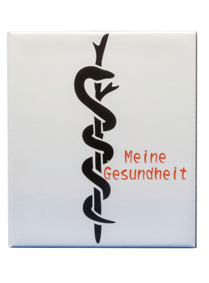 Meine Gesundheite PVC Motiv Ordner A4 mit 2-Ring-Mechanik