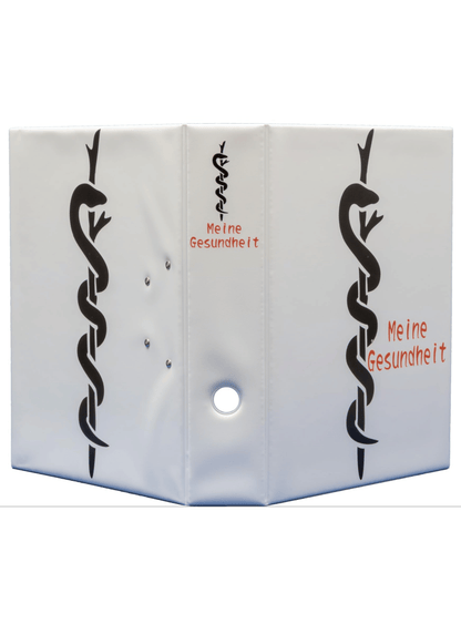 Meine Gesundheite PVC Motiv Ordner A4 mit 2-Ring-Mechanik