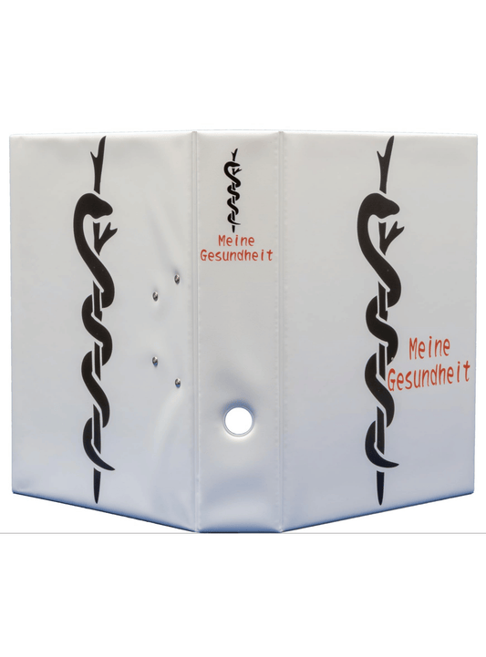 Meine Gesundheite PVC Motiv Ordner A4 mit 2-Ring-Mechanik