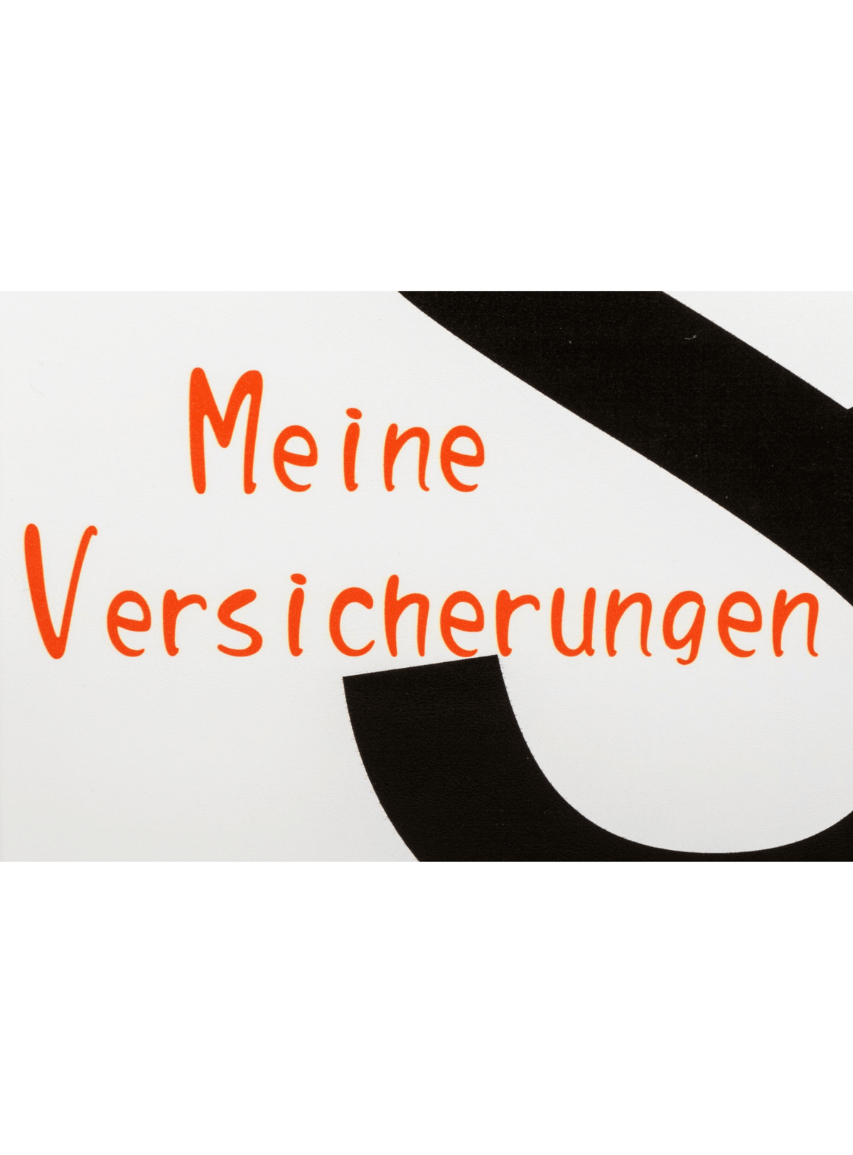 Meine Versicherung - A4 PVC-Ordner mit 2-ring Mechanik